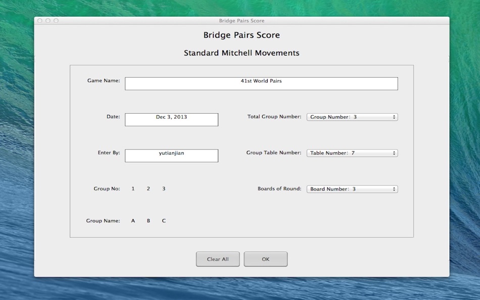 Bridge Pairs Score - 13.0 - (macOS)