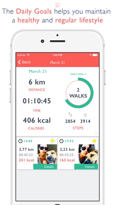 Screenshot #2 pour Dog Walking - Training with your Dog (GPS, Walking, Jogging, Running)