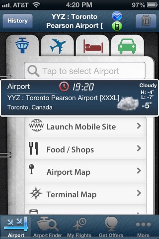 Toronto Airport (YYZ) Flight Tracker Pearson screenshot 2