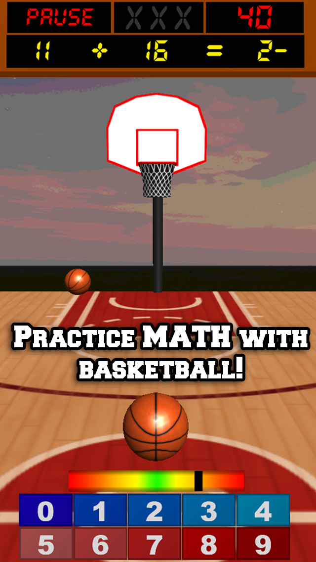 Math Basketball Screenshot 1