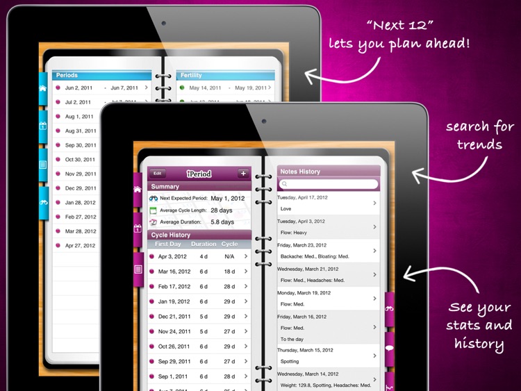 iPeriod Period Tracker Free for iPad (Period Calendar)