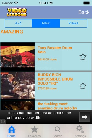 Drums Music Videos and Lessons - How to play Drums. Great Drums Video and Tutorials! Music and fun screenshot 2