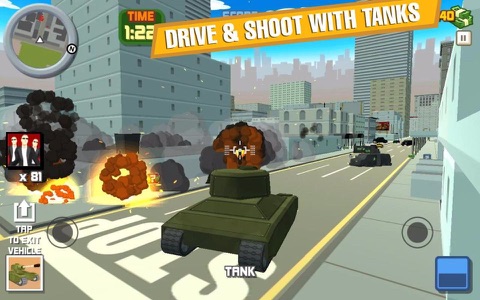 Black Shooting Ops - Third Person Shooter: Collect Weapons, Drive Autos & Vehicles screenshot 3