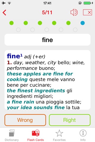 Italian <-> English Berlitz Standard Talking Dictionary screenshot 4