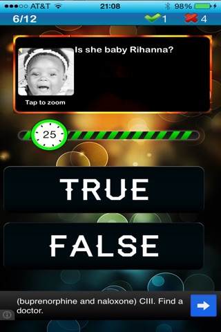 Celebrity Fan Quiz - Rihanna edition screenshot 3