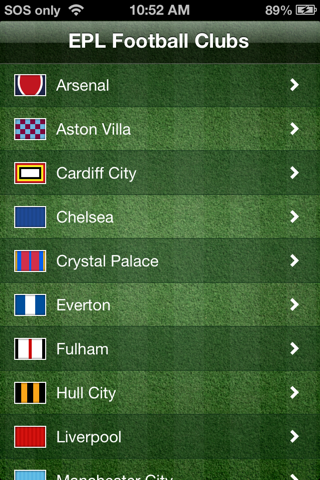 EPL Club Songs screenshot 2