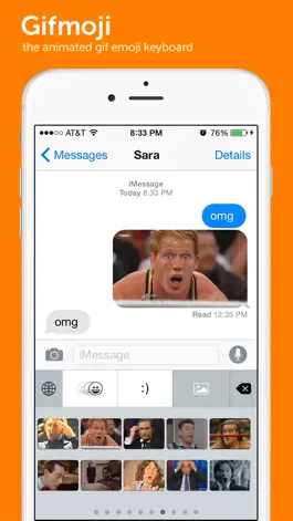 Game screenshot Gifmoji - emoji animated gif keyboard mod apk
