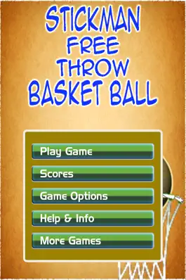 Game screenshot A Stickman Free Throw Basketball Game apk