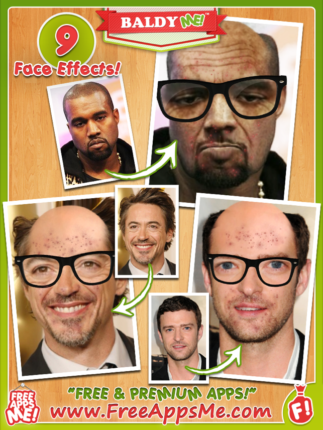 Baldy ME! HD FREE - Bald, Old and No Hair Selfie Yourself wi(圖1)-速報App