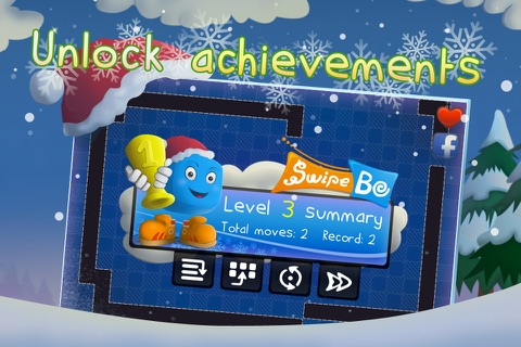 Swipe Bo Xmas: Mind blowing logical blocks sliding puzzle for iPhone screenshot 2