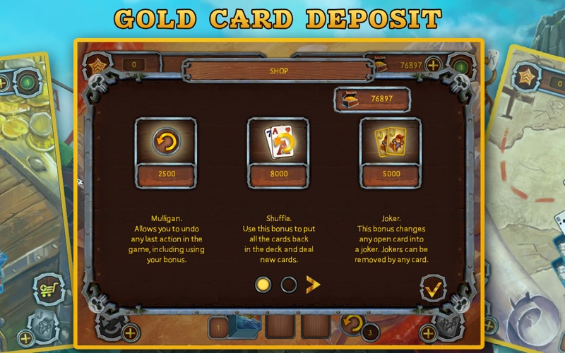 Screenshot #2 pour Pirate Solitaire Free