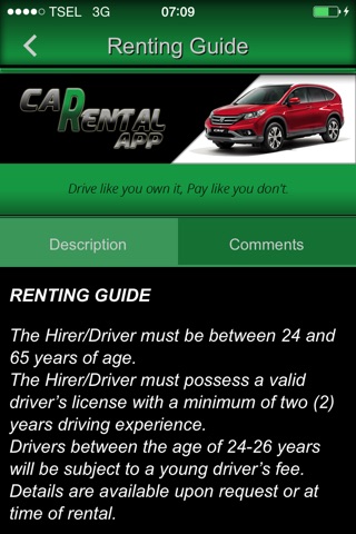 Car Rental App screenshot 4