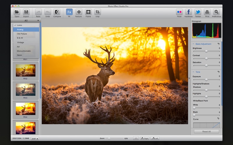 Screenshot #1 pour Photo Effect Studio Pro – Conception graphique et cadre Ar