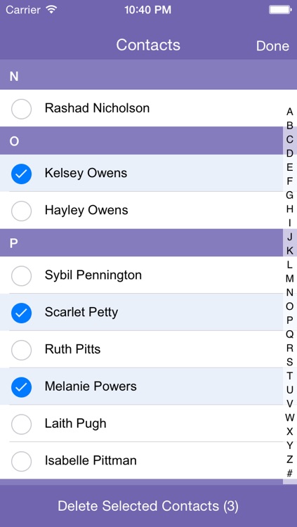 Contact Spring Cleaner - Delete/Restore multiple contacts and Manage your contacts efficiently