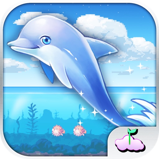 Dolphin Water Race Icon