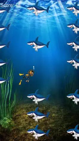 Game screenshot Adorable Diver Under Sea - Dangerous Shark Chase Free apk