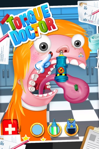 Tongue Doctor Cleaner, Dentist Fun Pack Game For kids, Family, Boy And Girls screenshot 3