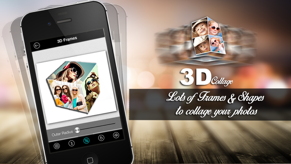 3D Collage - Free 3d & 2d magazine Collage Frame creator - 1.0 - (iOS)