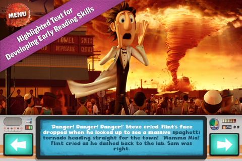 Cloudy with a Chance of Meatballs Movie Storybook & Cloudy 2 Children's Activity Book screenshot 3