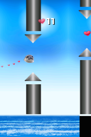 A Awkward Seal Flap & Flee the Spikes - Free Multiplayer Copters Game screenshot 2