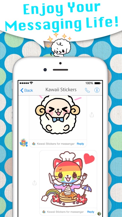 Kawaii Stickers for Messenger screenshot-3
