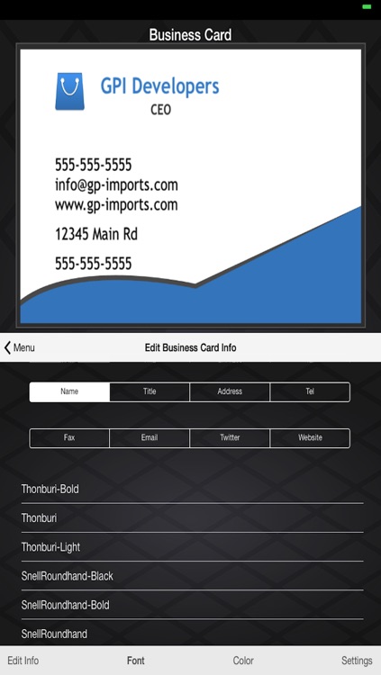 Business Card Builder screenshot-4