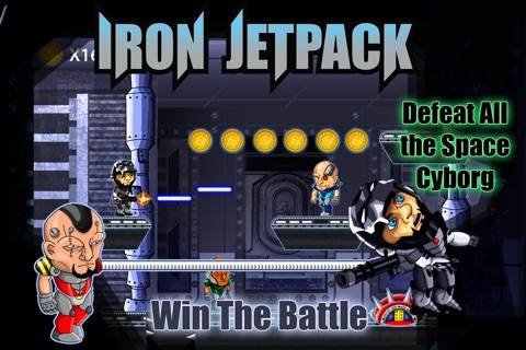 A Iron Jetpack VS Cyborgs Of Steel Free HD screenshot 3