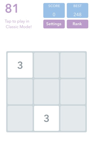 3x3x3 - A 2048 Style Puzzle game