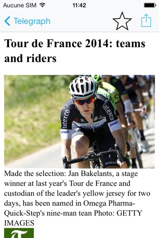 Cycling News UCI screenshot 2