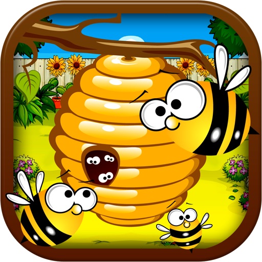 Honey Bee Leader Adventure - An Awesome Feeding Frenzy Challenge Icon