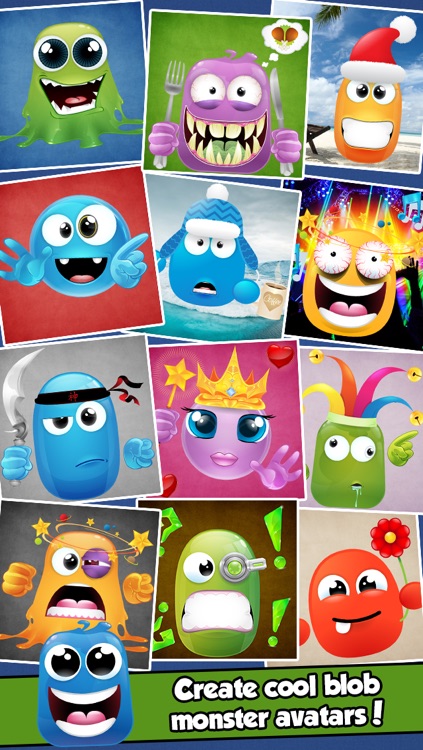 Blob Monster Avatar Creator - Make Funny Cartoon Characters for your  Contacts or Profile Pictures by Sornsit Srichurat