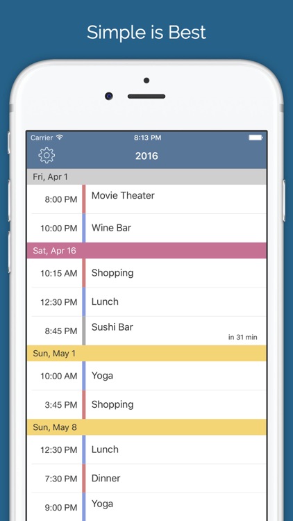 Simple Schedule Notification