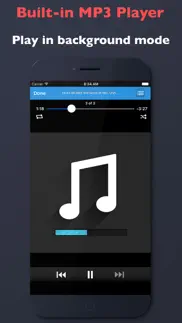 mymp3 - free mp3 music player & convert videos to mp3 iphone screenshot 1