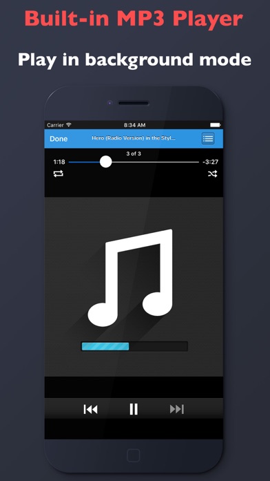 How to cancel & delete MyMP3 - Free MP3 Music Player & Convert Videos to MP3 from iphone & ipad 1