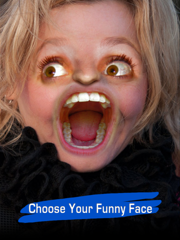 Screenshot #1 for Funny Face Booth Free - The Super Fun Camera Joke Party Bomb Picture Effects Photo Editor