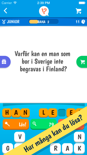 Lätta gÃ¥tor – hundratals roliga och enkla gÃ¥tor i app store
