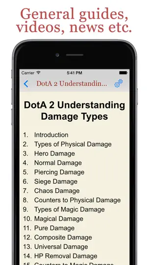 Database For Dota 2™ iPhone-skjermbilde 5