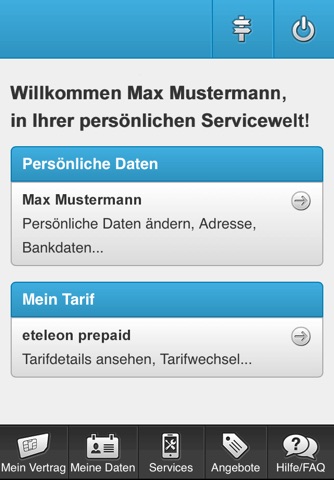 eteleon Servicewelt screenshot 2