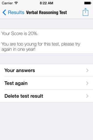 Kids IQ Verbal Reasoning Test screenshot 4