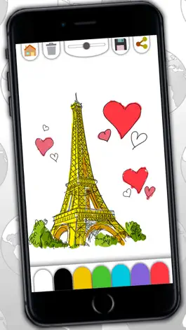 Game screenshot Мировые рисунки в раскраске для взрослых apk