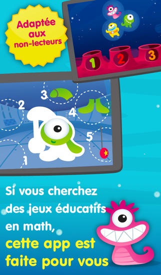 Screenshot #3 pour Extra-terrestres & Nombres - jeux éducatif de math apprendre des chiffres, a compter & base mathématiques pour les enfants et le bébé