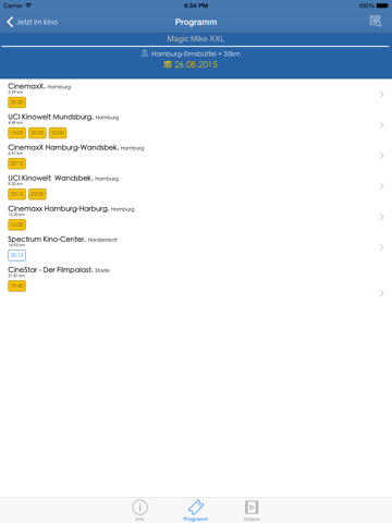 Screenshot #6 pour AbInsKino - Kinoprogramm für Deutschland, Österreich und die Schweiz