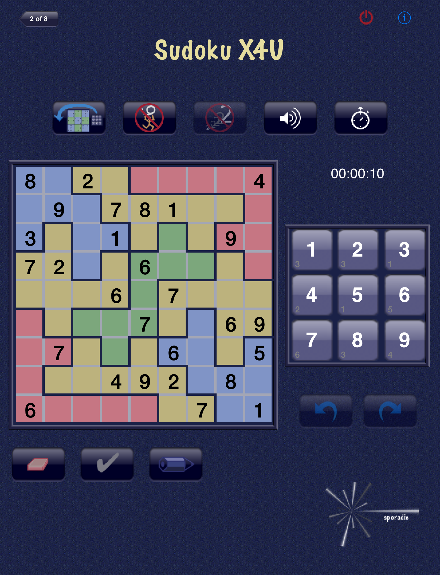 Sudoku X4U screenshot 6