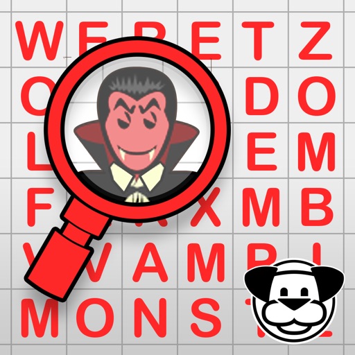 Monster Word Search by POWGI iOS App