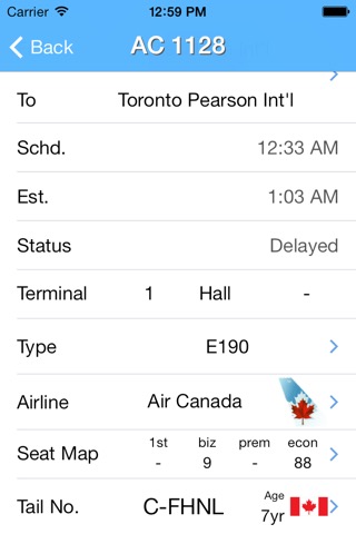 Canada Airport - iPlane Flight Informationのおすすめ画像2