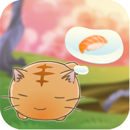 Hungry Sushi Cat Icon