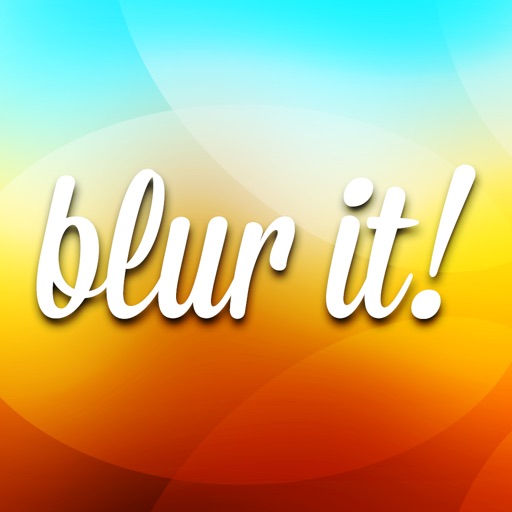 Blur it! for iOS 7 icon