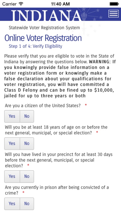 Indiana Voters