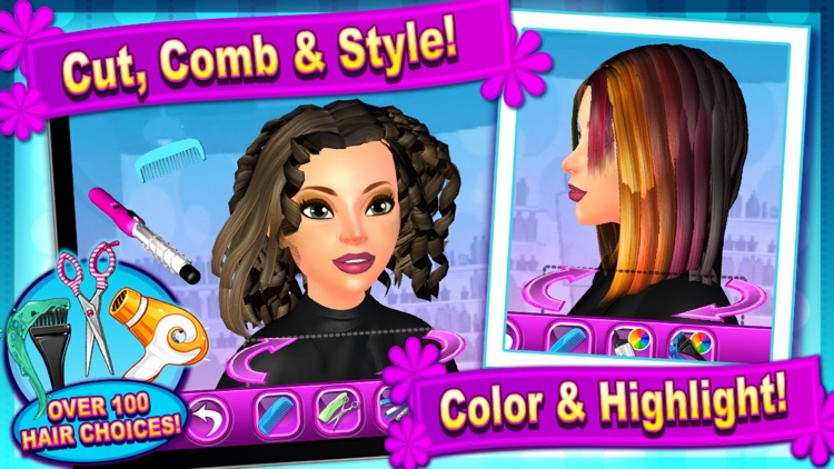 Sunnyville Salon Game - Play Free Hair, Nail & Make Up Games