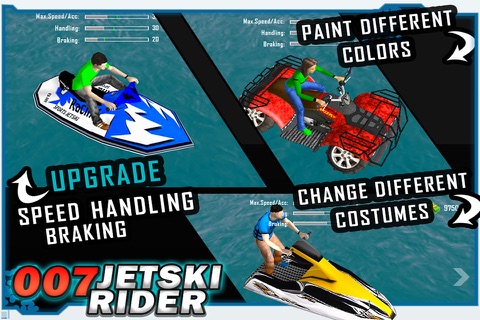 007 JetSki Rider : Bike Race screenshot 2